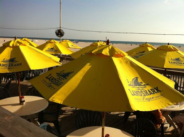 Sloppy Joe's
"Sea of Landshark umbrellas. Sloppy Joe's. Treasure Island FL." (From May 2 2011.)

