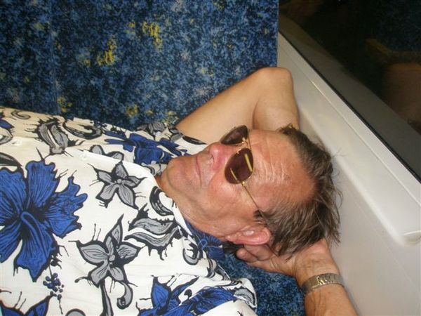 From Listener Fiona
"too much fun the train journey home!!!! ( my partner)"
