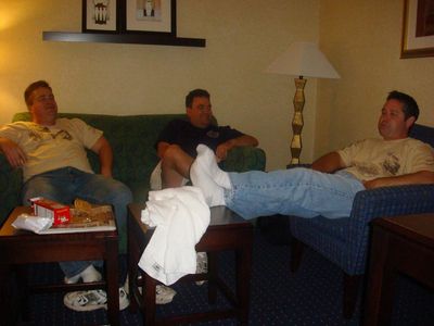 The Gang
Chilling out, post-show
