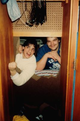 In the closet