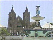 Independence Park fountain