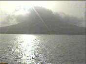 Nevis bewreathed in cloud